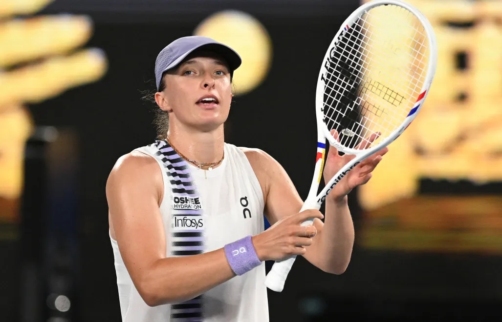 Iga Świątek. Fot. PAP/EPA/LUKAS COCH