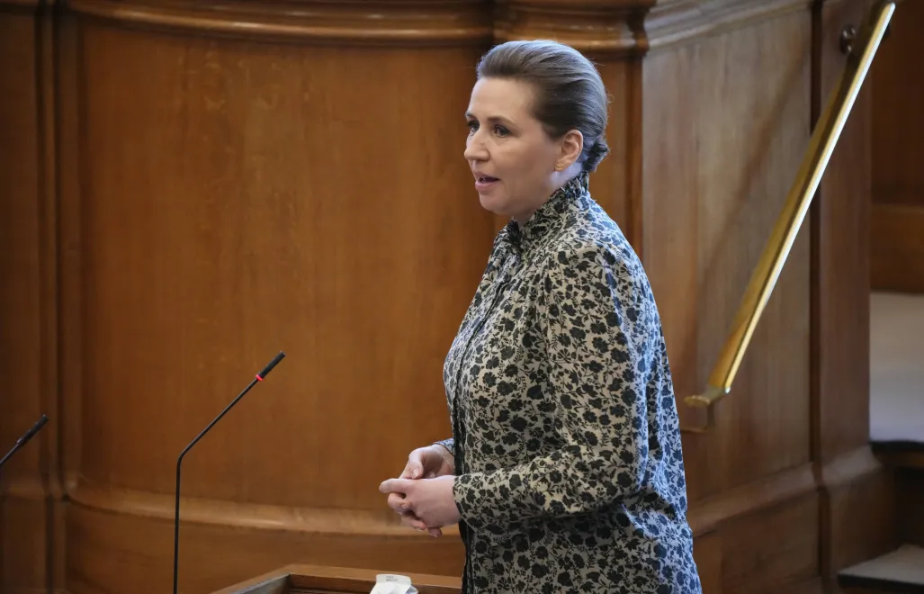 Mette Frederiksen. Fot. PAP/ EPA/THOMAS TRAASDAHL 