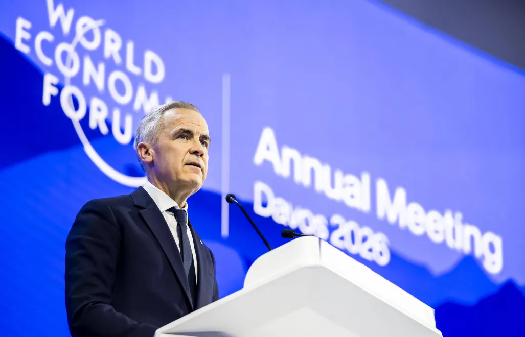 Mark Carney. Fot. PAP/EPA/GIAN EHRENZELLER 