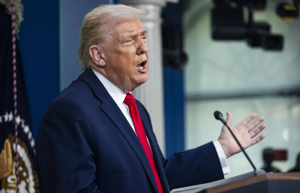 Donald Trump. Fot. PAP/EPA/JIM LO SCALZO