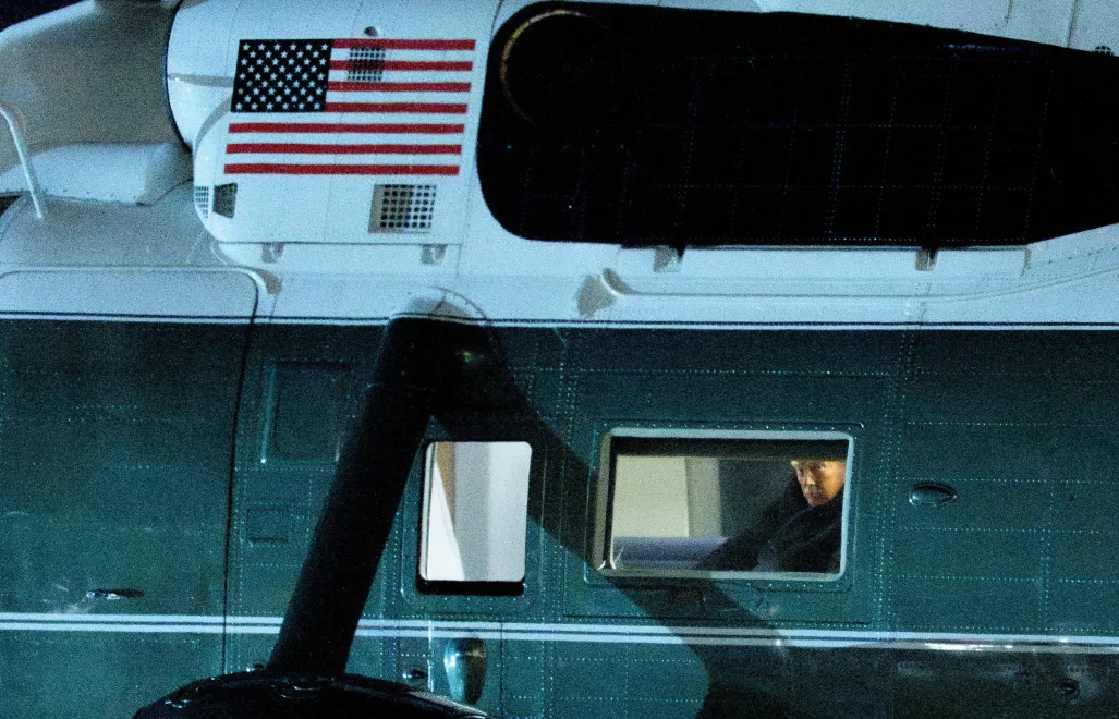 Prezydent USA Donald Trump. Fot. PAP/EPA/Aaron Schwartz / POOL