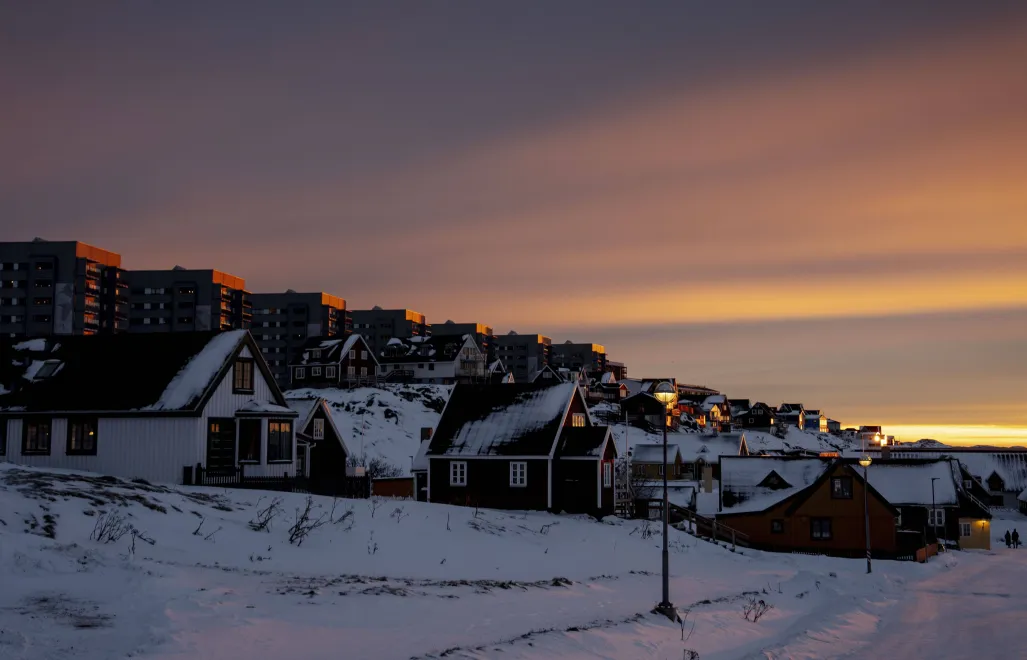 Nuuk - stolica Grenlandii Fot. PAP/EPA/RITZAU SCANPIX