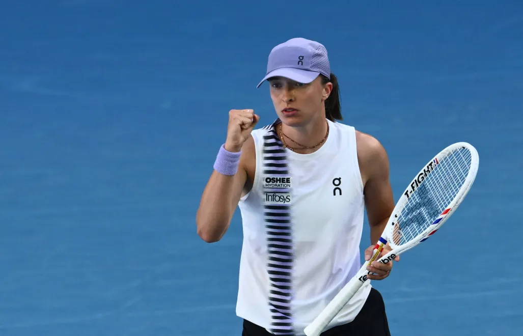 Iga Świątek. Fot. PAP/EPA/JOEL CARRETT