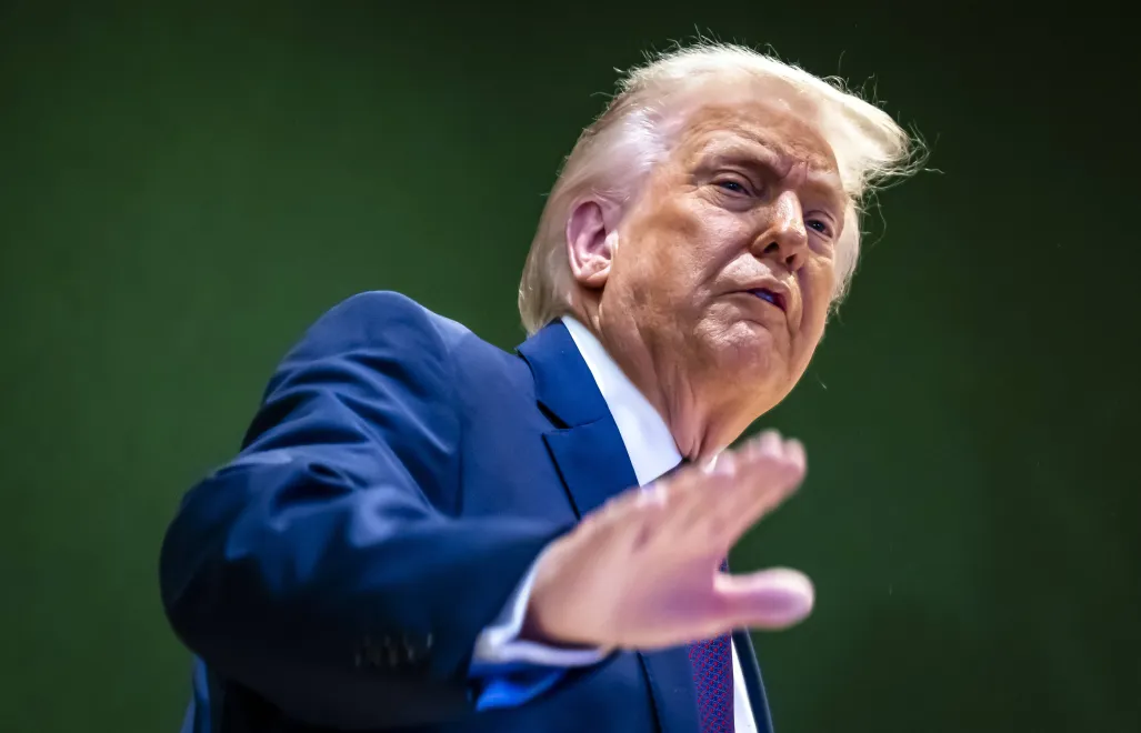 Donald Trump. Fot. PAP/EPA/LAURENT GILLIERON 