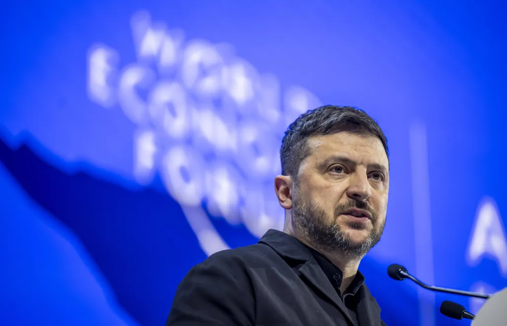 Володимир Зеленський. Fot. PAP/EPA/GIAN EHRENZELLER