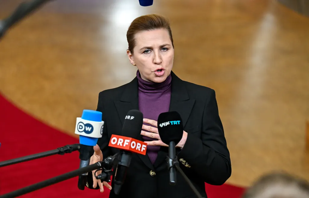 Mette Frederiksen, fot. PAP/Wiktor Dąbkowski