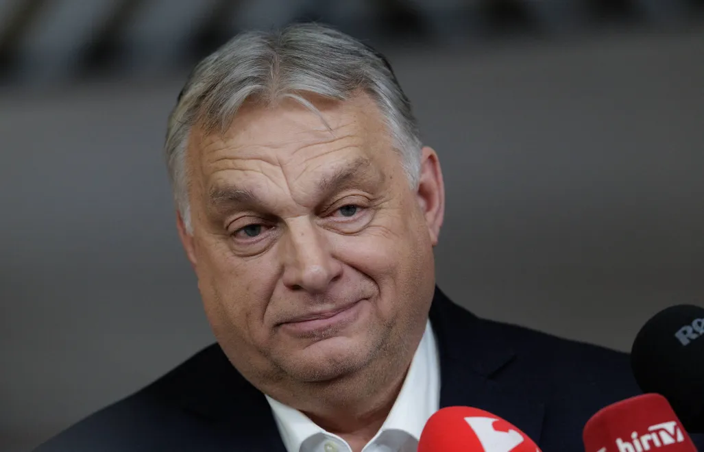 Viktor Orban Fot. PAP/EPA/Olivier Matthys