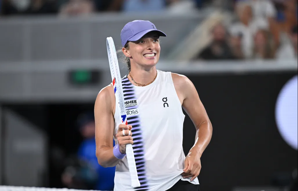 Iga Świątek. Fot. PAP/EPA/JAMES ROSS