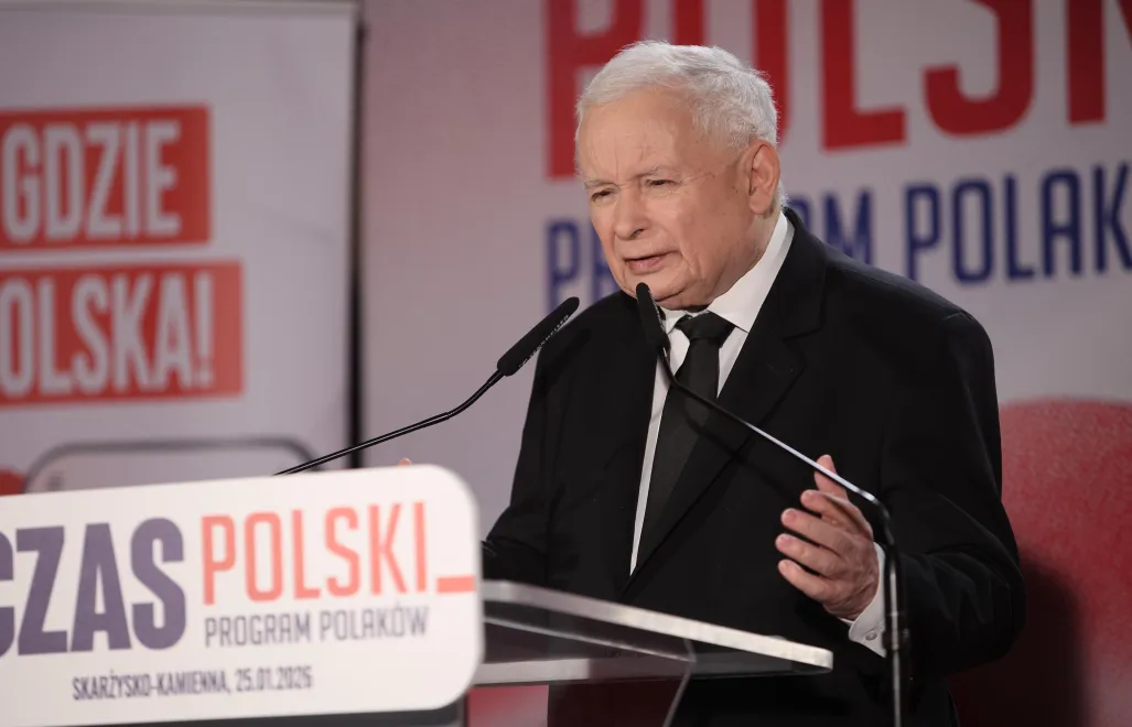 prezes PiS Jarosław Kaczyński. Fot. PAP/	Adam Kumorowicz