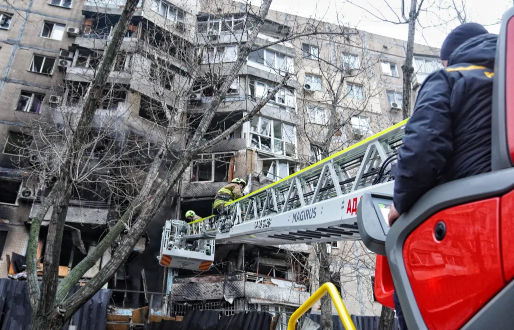 Последствия российской дроновой атаки в Одессе. Fot. PAP/Alena Solomonova