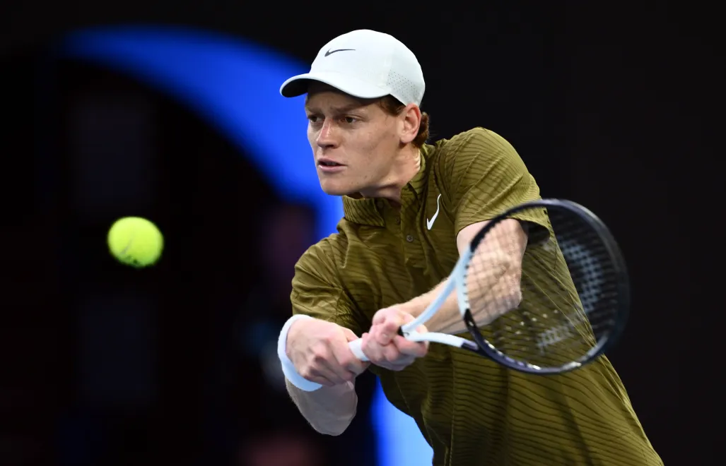 Jannik Sinner. Fot. PAP/EPA/JOEL CARRETT