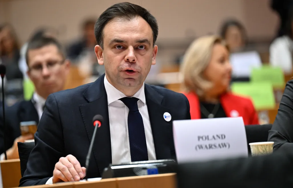 Minister finansów Andrzej Domański Fot. PAP/Wiktor Dąbkowski