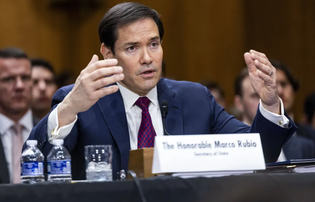 Sekretarz stanu USA Marco Rubio. Fot. PAP/EPA/SHAWN THEW
