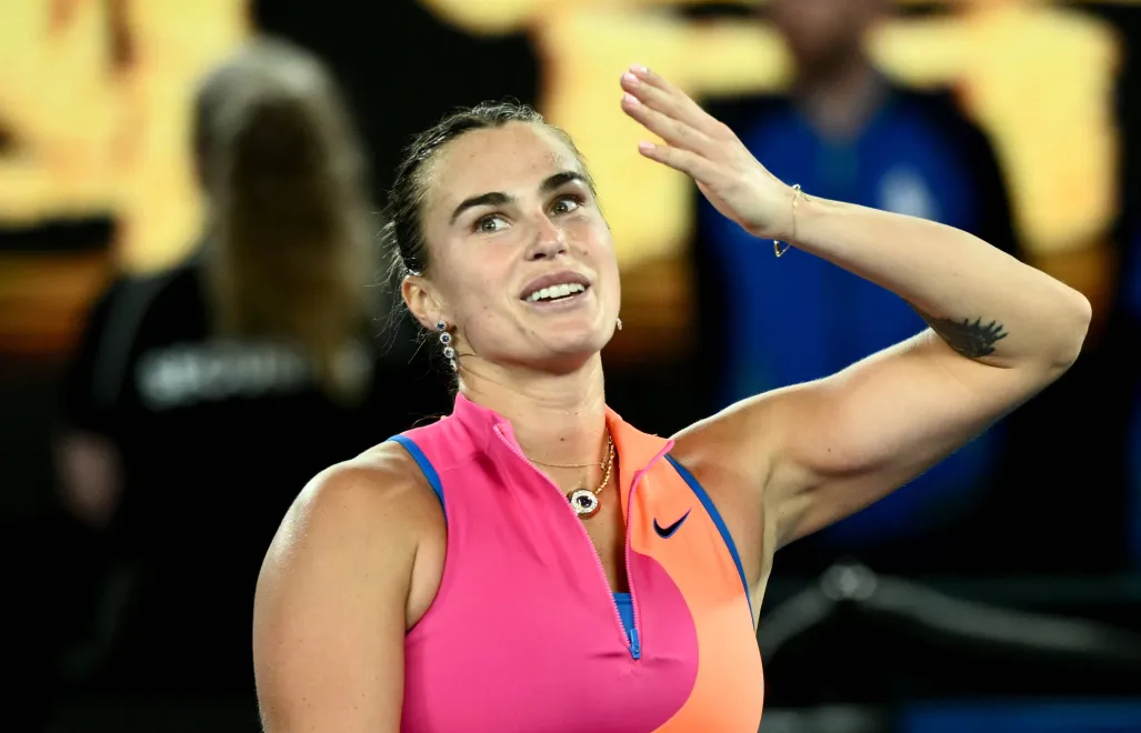 Aryna Sabalenka. Fot. PAP/EPA/JOEL CARRETT