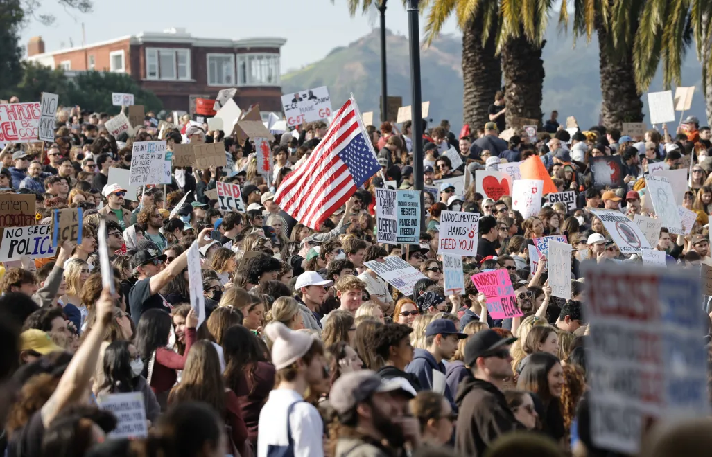 Протесты против ICE в Сан-Франсиско. Fot. PAP/EPA/John G. Mabanglo