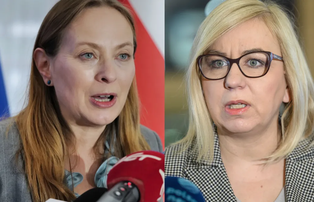 Katarzyna Pełczyńska-Nałęcz, Paulina Henning-Kloska. Fot. PAP/Karol Zienkiewicz/Jakub Kaczmarczyk
