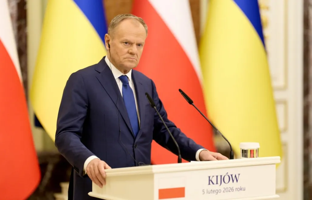 Киев. Премьер-министр Польши Дональд Туск. Fot. https://www.president.gov.ua/