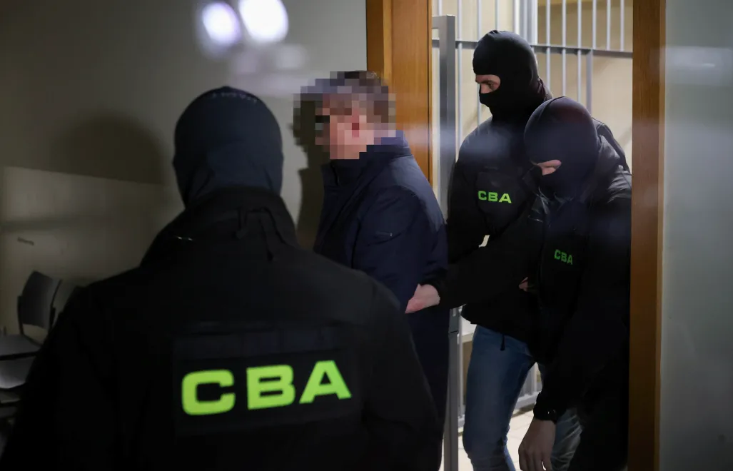 Prezydent Częstochowy Krzysztof M. doprowadzony na posiedzenie aresztowe do Sądu Rejonowego Katowice-Wschód Fot. PAP/Art Service