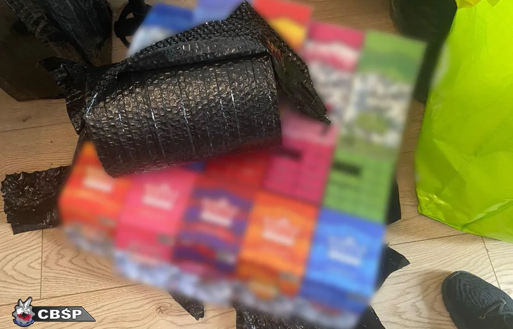 Zarekwirowane przez CBŚP produkty. Fot. cbsp.policja.pl