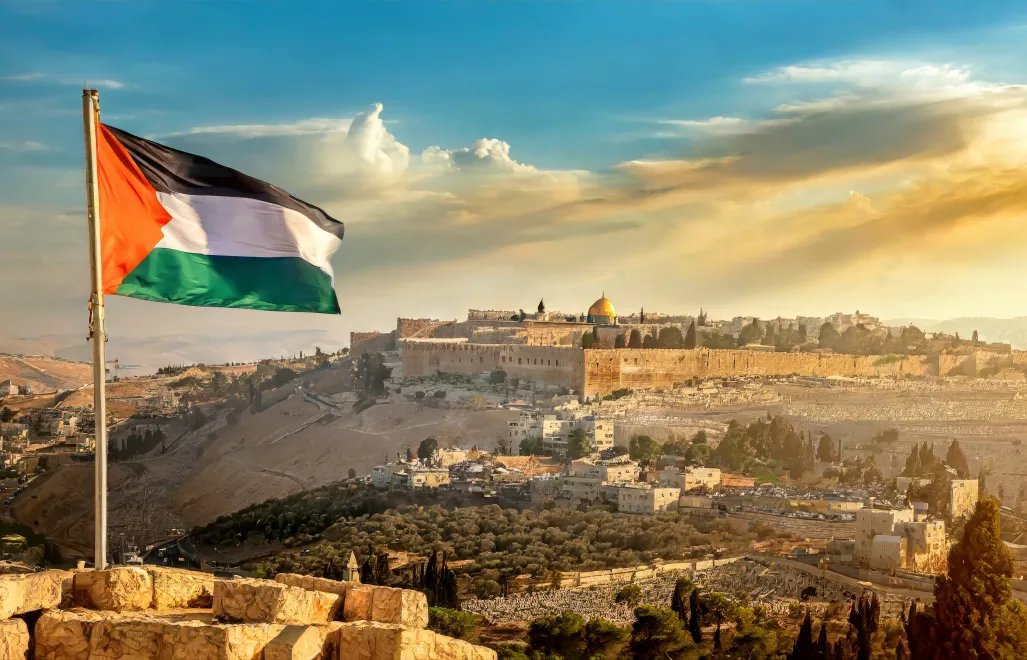 Flaga Palestyny. Fot. adobe Stock/PolacoStudios