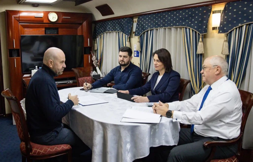 Александру Мунтяну (крайний справа). Fot. X/AlexMunteanuMD