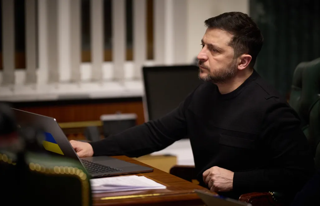 Президент Украины Владимир Зеленский. Fot.Х@ZelenskyyUa