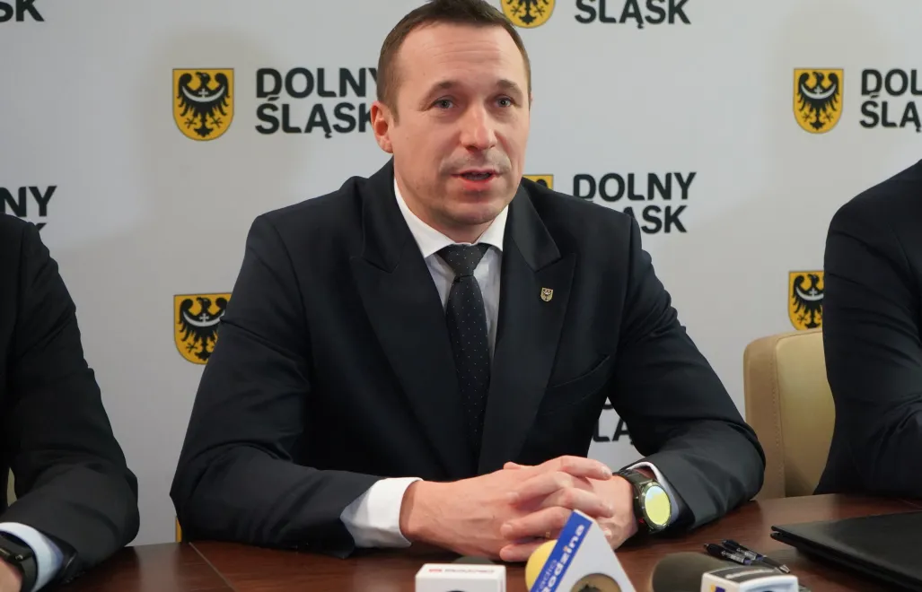 Marszałek województwa dolnośląskiego Paweł Gancarz. Fot. X/Paweł Gancarz