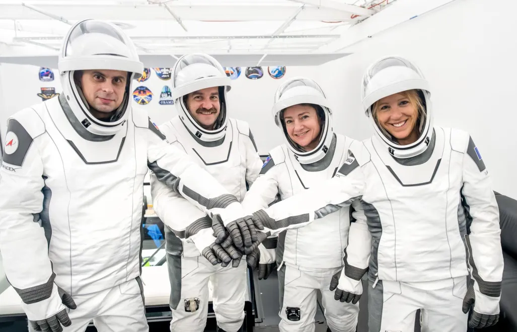 Czworo astronautów misji Crew-12, fot. NASA