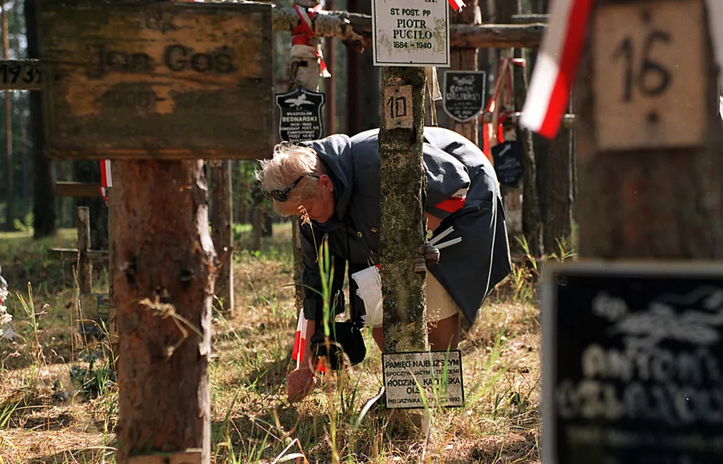 Кладбище в Медном. Fot. PAP/Przemek Wierzchowski