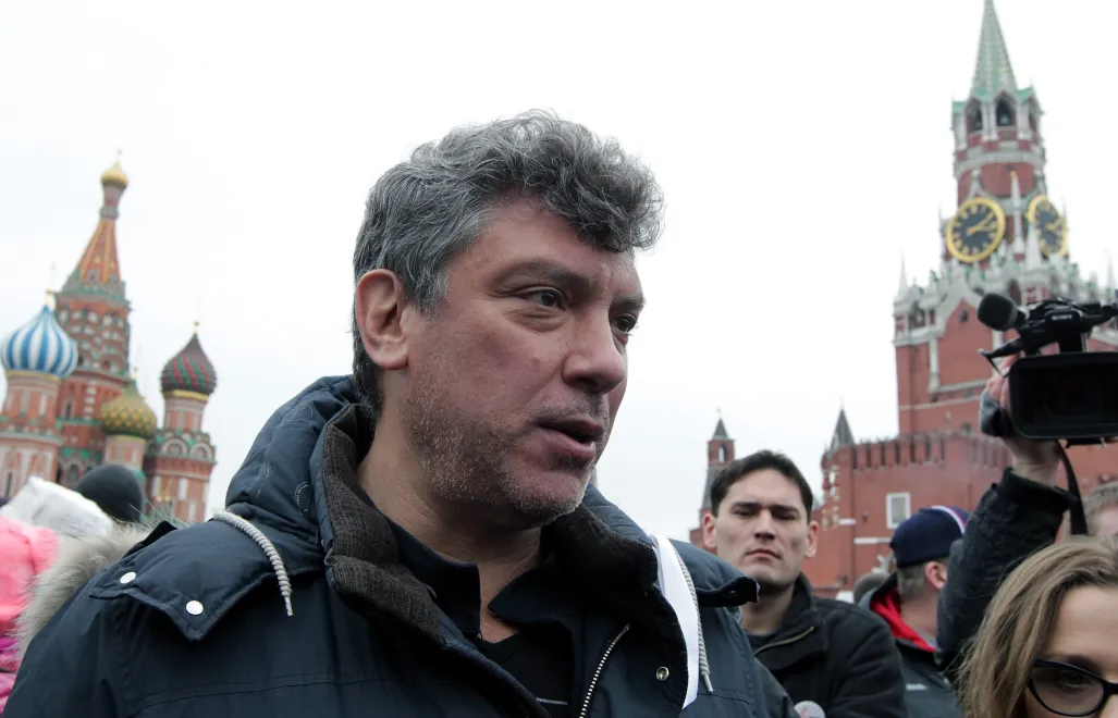 Borys Niemcow. Fot. PAP/EPA/MAXIM SHIPENKOV