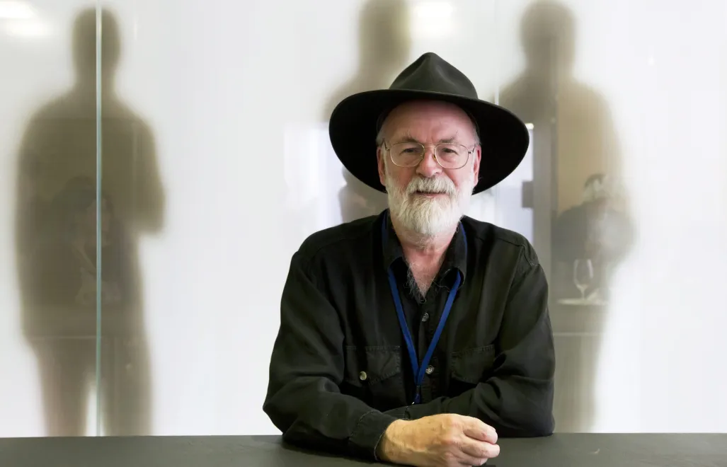 Sir Terry Pratchett. Fot. PAP/EPA/ALESSANDRO DELLA BELLA