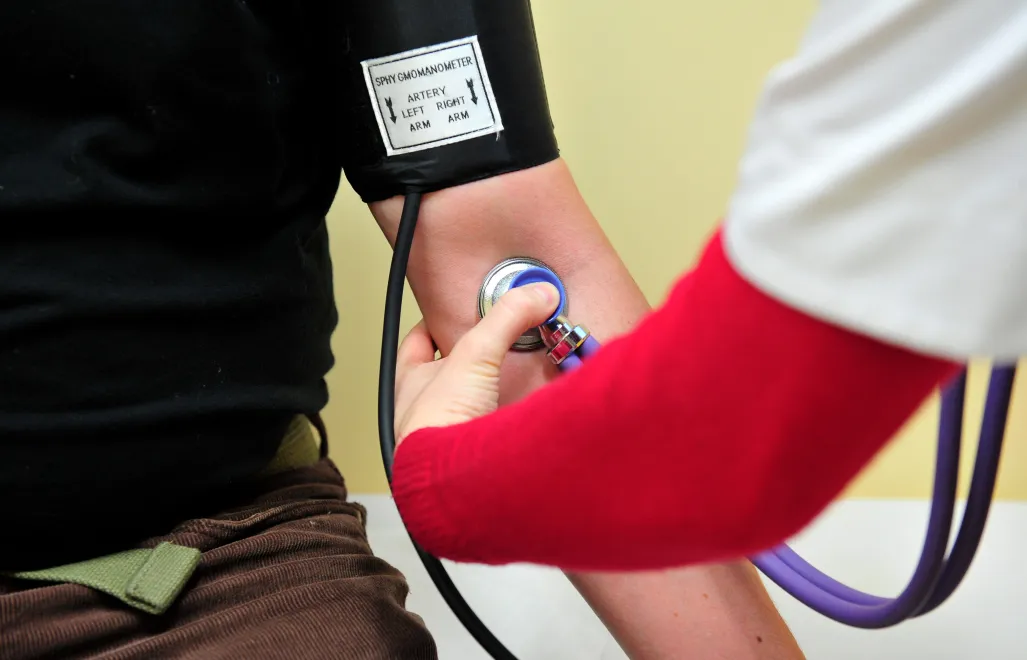 Badanie. Fot. PAP/Marcin Bielecki