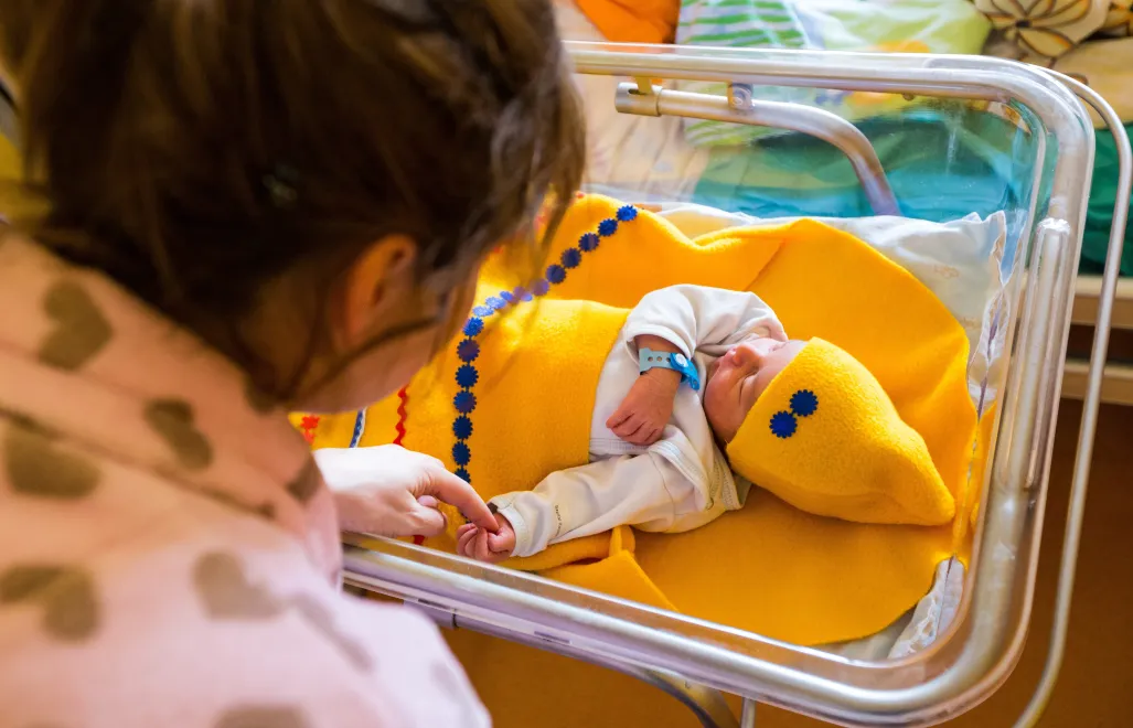 Noworodek Fot. PAP/Marek Zakrzewski