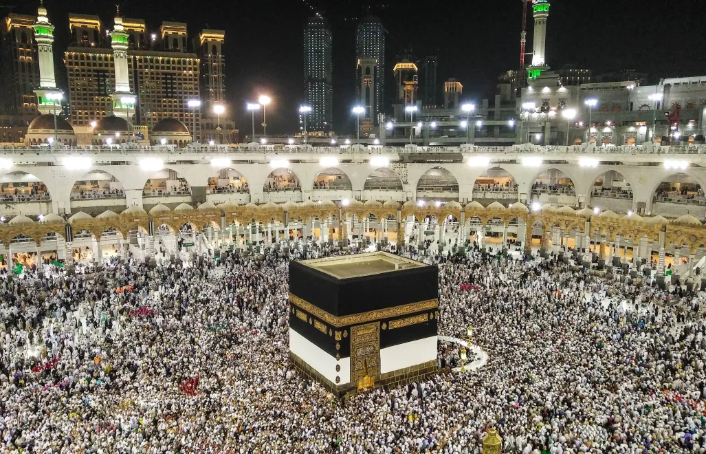 Kaba w Mekce. Fot. EPA/OMER SALEEM