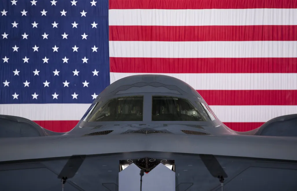 Bombowiec B-2 (zdjęcie ilustracyjne). Fot. EPA/MICHAEL REYNOLDS 