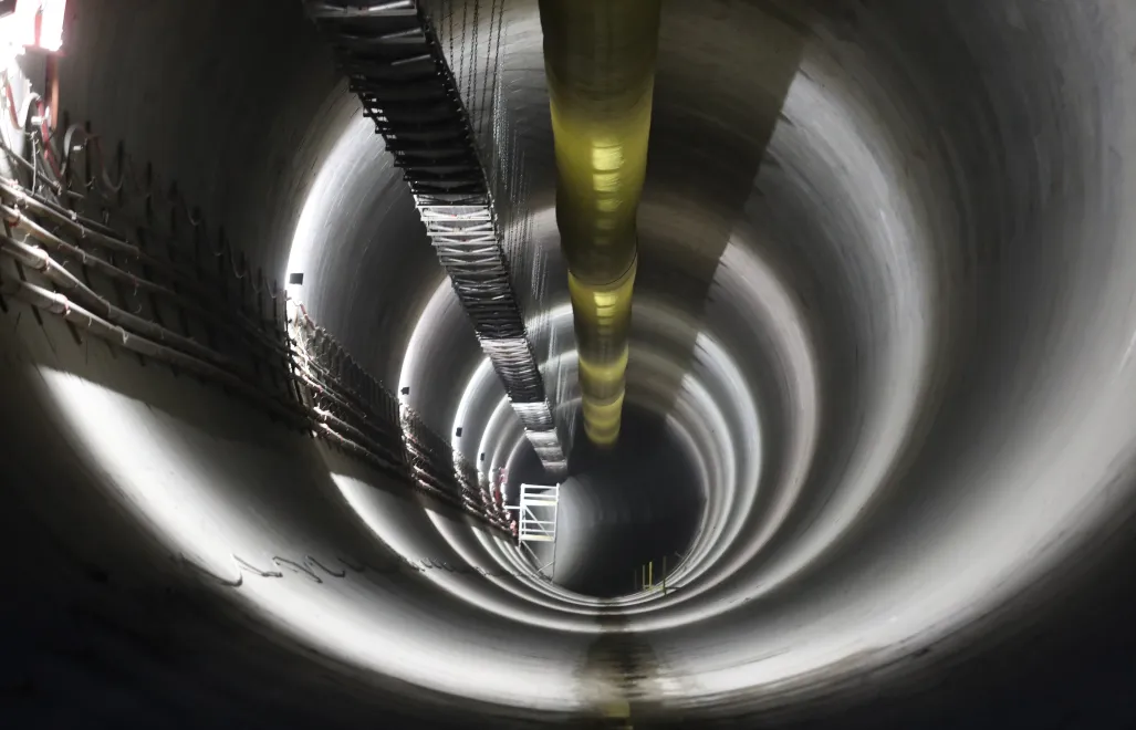 Tunel średnicowy pod Łodzią, fot. PAP/Marian Zubrzycki