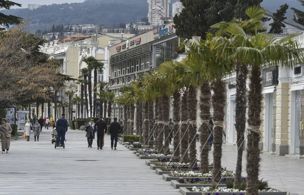 Набережна Ялти в Криму. Фотоілюстрація. Fot. PAP/EPA/STRINGER