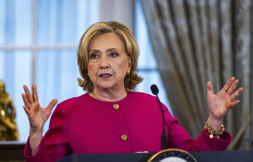 Hillary Clinton. Fot. EPA/JIM LO SCALZO