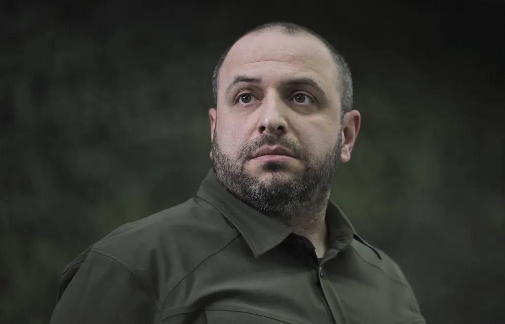 Ukraiński negocjator, sekretarz Rady Bezpieczeństwa Narodowego i Obrony Rustem Umierow. Fot. PAP/EPA/OLEG PETRASYUK