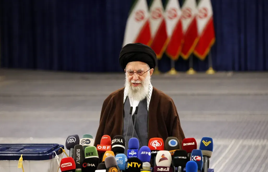 Irański najwyższy przywódca ajatollah Ali Chamenei. Fot. EPA/ABEDIN TAHERKENAREH