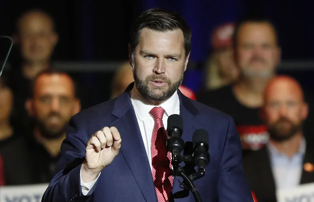 J.D. Vance. Fot. PAP/EPA/DAVID MAXWELL