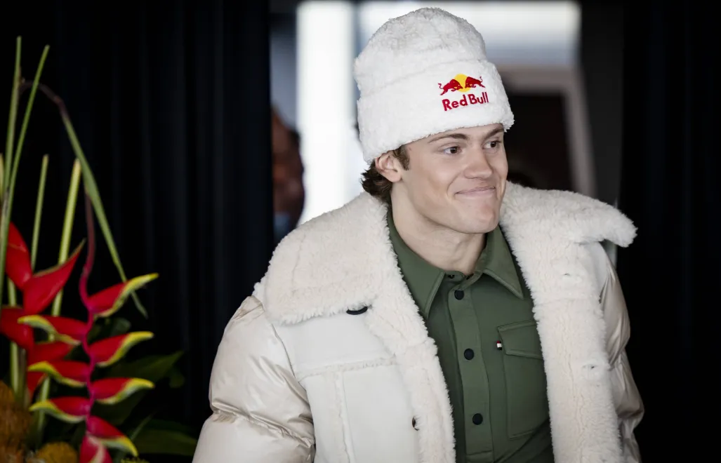 Lucas Pinheiro Braathen. Fot. EPA/JEAN-CHRISTOPHE BOTT