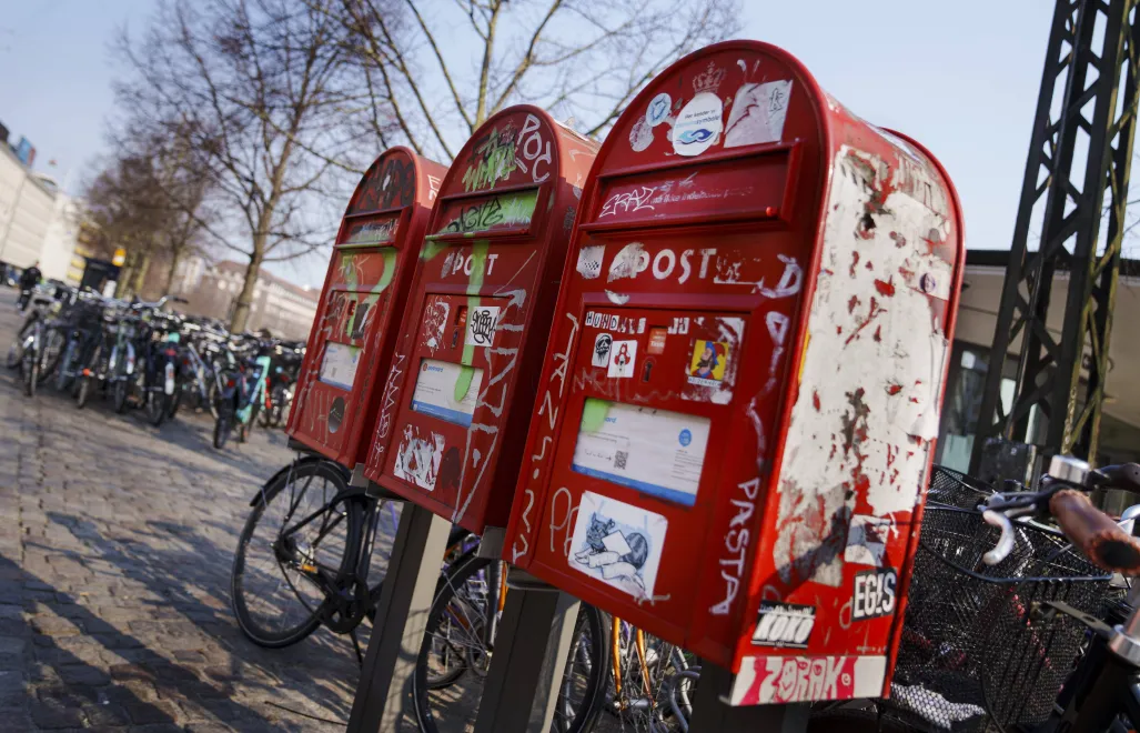 Skrzynki pocztowe. Fot. PAP/EPA/Liselotte Sabroe