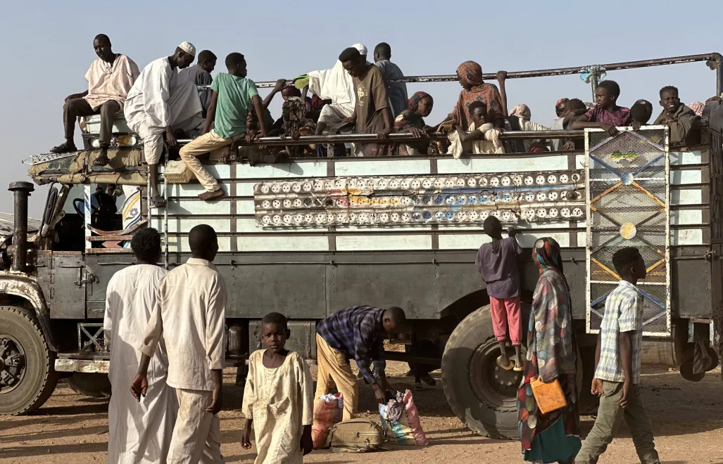 Внутренне перемещённые лица в Судане. Фотоиллюстрация. Fot. PAP/EPA/Marwan Mohamed