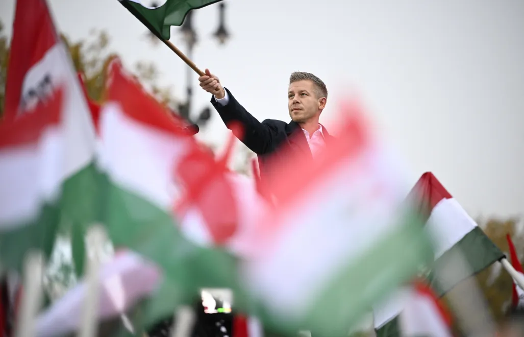 Peter Magyar Fot. PAP/EPA/BOGLARKA BODNAR