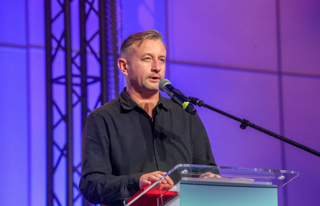 Serhij Żadan. Fot. PAP/Marian Zubrzycki