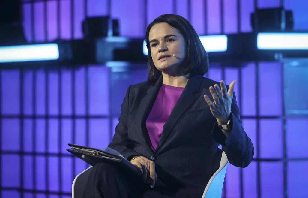 Swiatłana Cichanouska. Fot. PAP/EPA/ANTONIO PEDRO SANTOS 