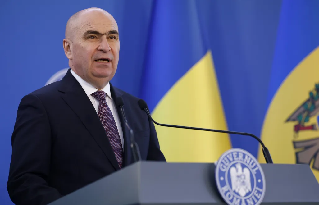 Premier Mołdawii Alexandru Munteanu. Fot. PAP/EPA/ROBERT GHEMENT