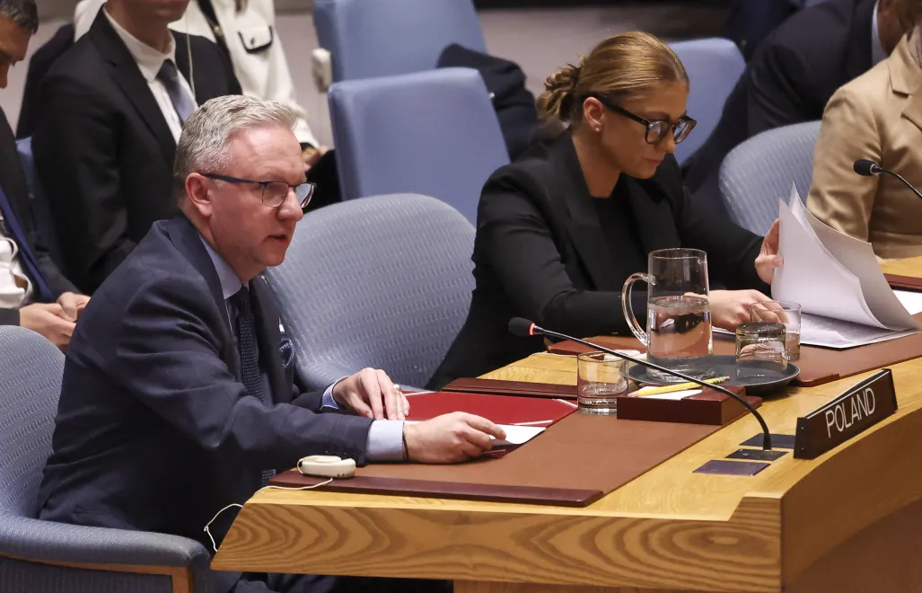 Krzysztof Szczerski Fot. PAP/EPA/SARAH YENESEL