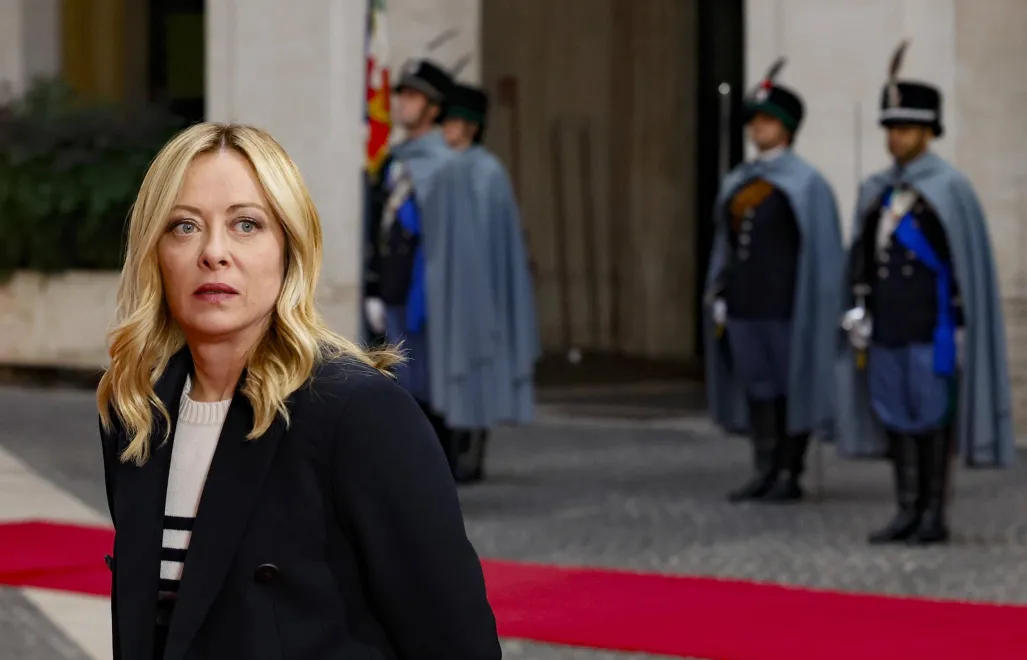 Giorgia Meloni, fot. PAP/EPA/ANSA/FABIO FRUSTACI